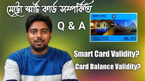 kolkata metro smart card validity|metro smart card balance check.